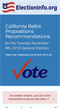 Mobile Screenshot of electioninfo.org